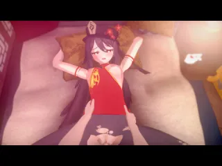 Hentai 3d harem impact hutao chinese outfit pov mastapov