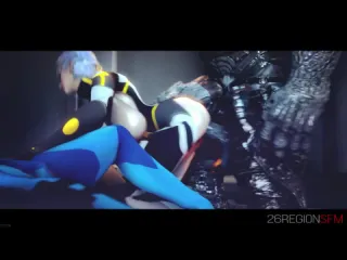 Samus aran and christie vs alien mercenary pornhubcom