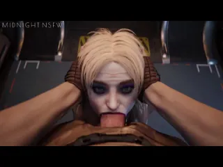 Harley quinn oral sex minet blowjob deepthroat facefuck 3d sex porno hentai by midnightsfm dc comics batman