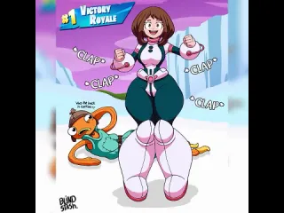 Ochako uraraka thicc big ass big butt shaking booty 3d sex porno hentai by blindstash mha my hero academia