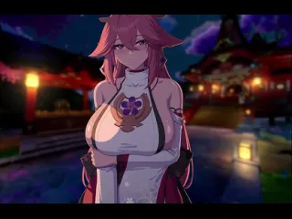 Yae miko 12 thicc big ass big butt orgasm creampie 3d sex porno hentai by zaphn zaphnart genshin impact