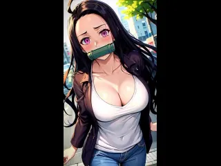 Nezuko kamado tiktok animation 3d sex porno hentai by stablediffusion demon slayer kimetsu no yaiba