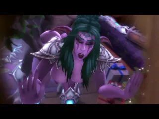 Tyrande whisperwind netorare betrayal slut whore milf doggystyle night elf 3d sex porno hentai world of warcraft