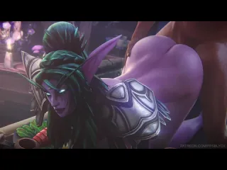 Tyrande whisperwind bbc blacked night elf doggystyle netorare betrayal big butt 3d sex porno hentai world of warcraft