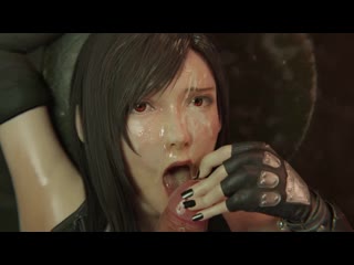 Tifa lockhart oral sex minet blowjob deepthroat facefuck lipfuck cumshot handjob 3d sex porno hentai final fantasy