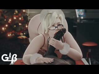Mercy bbc oral sex minet blowjob deepthroat facefuck lipfuck licking 3d sex porno hentai overwatch