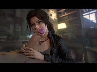 Lara croft oral sex minet blowjob deepthroat facefuck licking handjob masturbation 3d sex porno hentai tomb raider