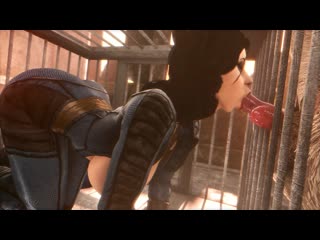 Elizabeth x dog oral sex minet blowjob deepthroat facefuck big tits masturbation big ass 3d sex porno hentai bioshock