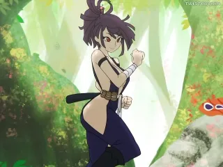 Yuzuriha 12 with clothes 3d sex porno hentai by twistedgrim jigokuraku hells paradise