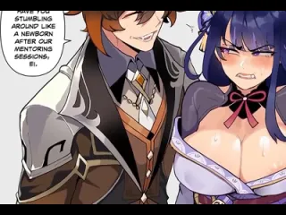 Raiden shogun x zhongli comics 3d sex porno hentai eng dub eng sub by thiccwithaq genshin impact