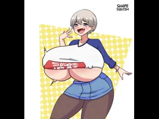 Hana uzaki gif animation big tits big boobs 3d sex porno hentai eng sub by shapesquish uzakichan wa asobitai