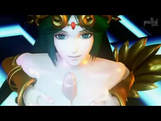 Palutena nsfw tittyfuck paizuri big tits big boobs 3d sex porno hentai by pallidsfm kid icarus
