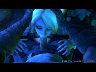 Harley quinn oral sex minet blowjob deepthroat facefuck 3d sex porno hentai dc comics