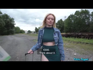 Publicagent ruby lee big tits slut misses train