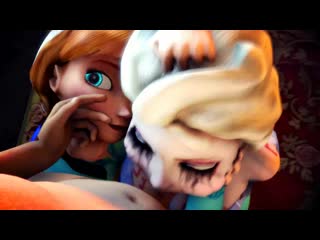 Anna x elsa group sex oral sex minet blowjob deepthroat facefuck licking lipfuck 3d sex porno hentai frozen