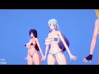Kuro and anne exercise micro bikini oral anal futatrans big tits group